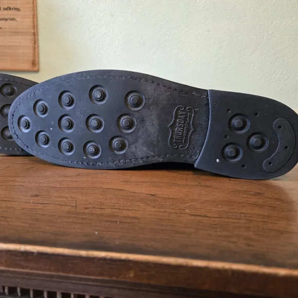 Thursday Boot Co. Captain Boots Mens Size 14 Black Leather Handmade Dress Casual - Picture 8 of 16